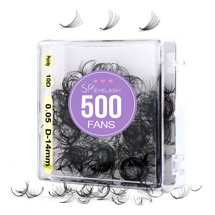 10d 500 ciglia a fan